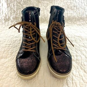 Wolky Metallic Boots EU37 US6